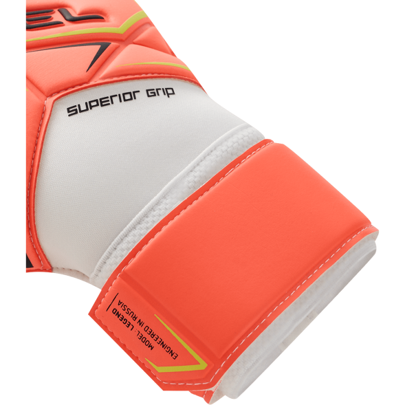 Перчатки вратарские JÖGEL Legend SL4 Roll Negative, коралловый