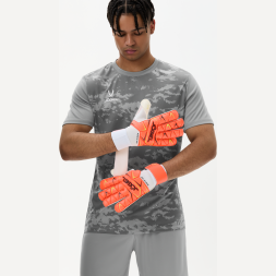 Перчатки вратарские JOGEL Legend SL4 Roll Negative, коралловый