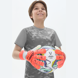 Перчатки вратарские JOGEL Legend SL4 Roll Negative, коралловый