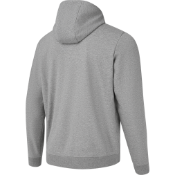 Флисовое худи на молнии JÖGEL ESSENTIAL Cotton Fleece FZ Hoodie, серый меланж