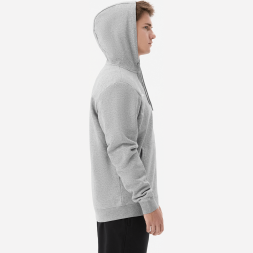 Флисовое худи на молнии JOGEL ESSENTIAL Cotton Fleece FZ Hoodie, серый меланж