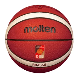 Мяч баск. MOLTEN B6G4550X р.6, FIBA Appr, 12 пан, синт. кожа, нейл.кор,кор-беж-чер