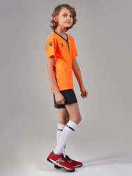 Детская футбольная форма KELME S/S Football Set Kid (Orange/Black)