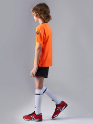 Детская футбольная форма KELME S/S Football Set Kid (Orange/Black)
