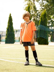 Детская футбольная форма KELME S/S Football Set Kid (Orange/Black)
