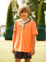 Детская футбольная форма KELME S/S Football Set Kid (Orange/Black)