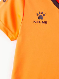 Детская футбольная форма KELME S/S Football Set Kid (Orange/Black)