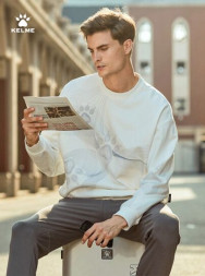 Свитшот KELME Round Neck Sweater White