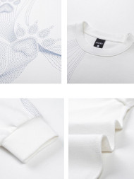 Свитшот KELME Round Neck Sweater White