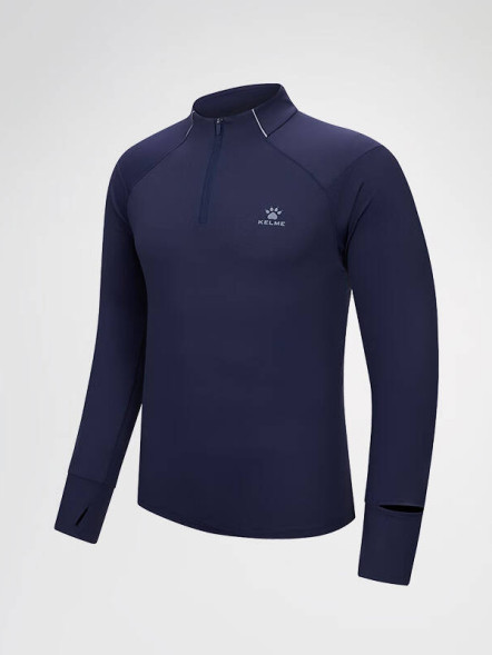 Лонгслив KELME Long Sleeve T-shirt Dark Blue