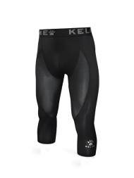 Термобелье низ KELME Men's Tight Cropped Trousers Black