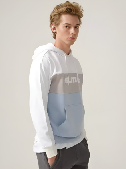 Худи KELME Hooded Sweater (White/Light Blue)