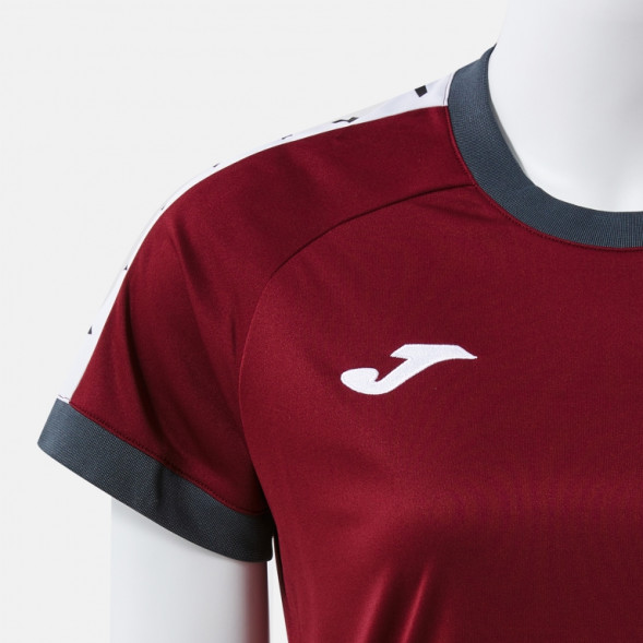 ФУТБОЛКА С КОРОТКИМ РУКАВОМ HEROIC БОРДОВЫЙ АНТРАЦИТ