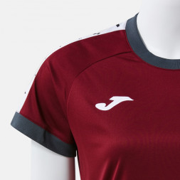 ФУТБОЛКА С КОРОТКИМ РУКАВОМ HEROIC БОРДОВЫЙ АНТРАЦИТ