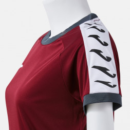 ФУТБОЛКА С КОРОТКИМ РУКАВОМ HEROIC БОРДОВЫЙ АНТРАЦИТ