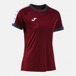 ФУТБОЛКА С КОРОТКИМ РУКАВОМ HEROIC БОРДОВЫЙ АНТРАЦИТ