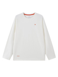 Детский лонгслив KELME Crew Neck Long-sleeved T-shirt White