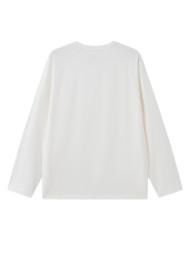 Детский лонгслив KELME Crew Neck Long-sleeved T-shirt White