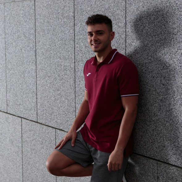 Поло JOMA CONFORT II Бордовый