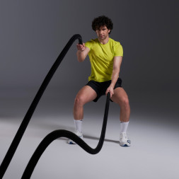 CAMISETA MANGA CORTA INDOOR GYM AMARILLO