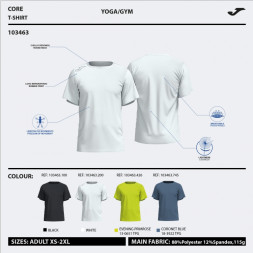 CAMISETA MANGA CORTA INDOOR GYM AMARILLO