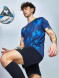 Футбольная форма KELME Short-Sleeved Football Suit (Dark Blue/Black)