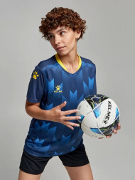 Футбольная форма KELME Short-Sleeved Football Suit (Dark Blue/Black)