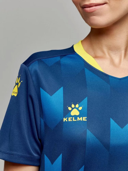 Футбольная форма KELME Short-Sleeved Football Suit (Dark Blue/Black)