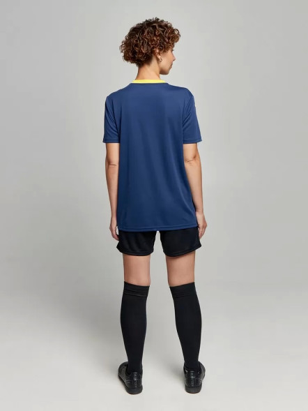 Футбольная форма KELME Short-Sleeved Football Suit (Dark Blue/Black)