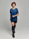 Футбольная форма KELME Short-Sleeved Football Suit (Dark Blue/Black)