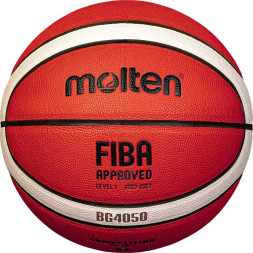 Мяч баск. MOLTEN B5G4050 р. 5, FIBA Appr, 12 пан, композит.кожа (ПУ),бут.кам,нейл.корд,кор-беж-че