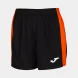Женские игровые шорты JOMA ACADEMY III Черный-оранжевый