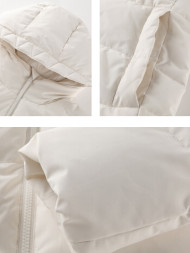 Пуховик KELME Women's Long Down Jacket White