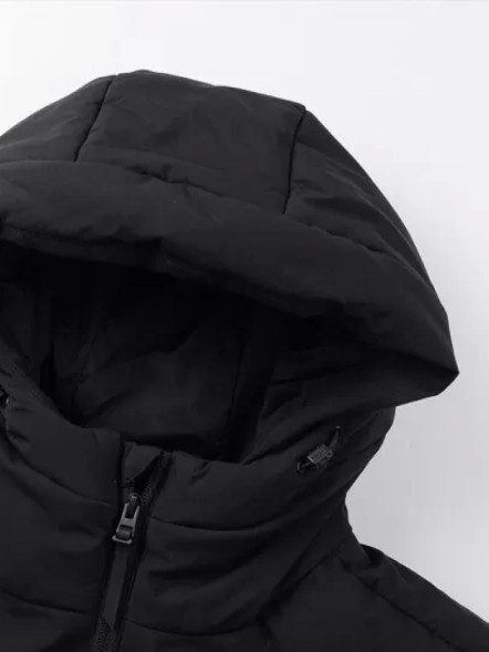 Пуховик KELME Men's Long Clothes Black