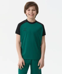 Футболка игровая JOGEL CAMP Reglan Jersey, темно-зеленый, детский