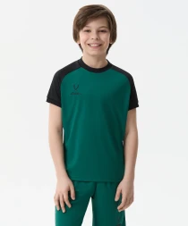 Футболка игровая JOGEL CAMP Reglan Jersey, темно-зеленый, детский