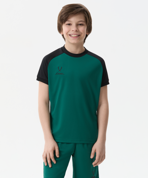 Футболка игровая JOGEL CAMP Reglan Jersey, темно-зеленый, детский