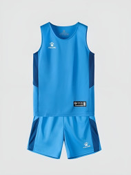 Детская баскетбольная форма KELME Children's Basketball Uniform Light Blue