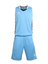 Детская баскетбольная форма KELME Children's Basketball Uniform Light Blue