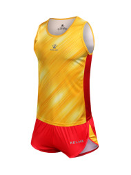 Легкоатлетическая форма KELME Women Track Suit (Yellow/Red)