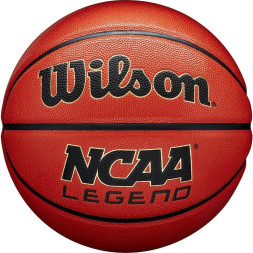 Мяч баск. WILSON NCAA Legend, WZ2007601XB, р.5, композит, бутил. камера, оранжево-черный