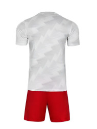 Детская футбольная форма KELME Short Sleeve Football Suit (White/Red)