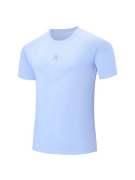 Термобелье (верх) KELME Lightweight Compression Short-sleeved Shirt Light Blue