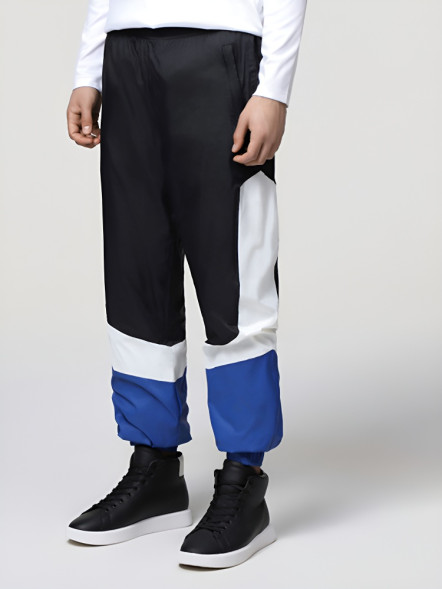 Джоггеры KELME Men's Woven Trousers (Black/Blue)
