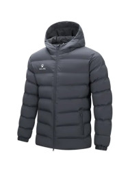 Пуховик KELME Hooded Short Cotton Jacket Dark Grey