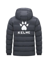 Пуховик KELME Hooded Short Cotton Jacket Dark Grey