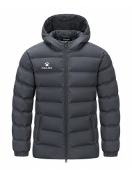 Пуховик KELME Hooded Short Cotton Jacket Dark Grey