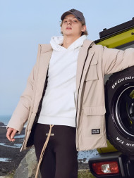 Пуховик KELME Short Down Jacket Beige