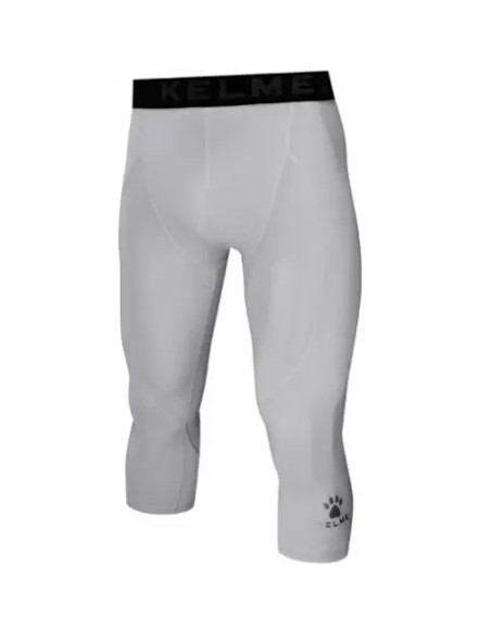 Термобелье низ KELME Men's Tight Cropped Trousers White