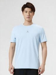 Футболка KELME Crew Neck T-Shirt Light Blue